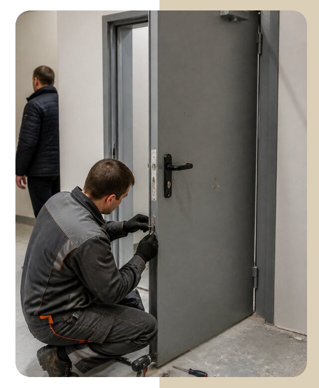 Ремонт противопожарной двери в Валуйках по цене 6919 р. | ДвериЛегко-Вли