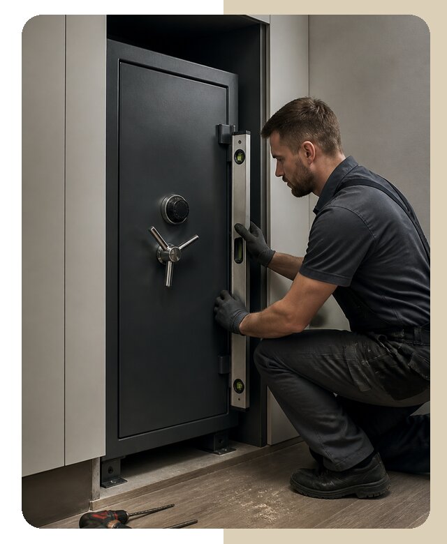 Установка огневзломостойкого сейфа в Валуйках от 5855 р. | ДвериЛегко-Вли